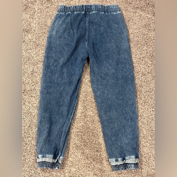 Wash Lab cotton denim blue jogger Size Large - Picture 6 of 9